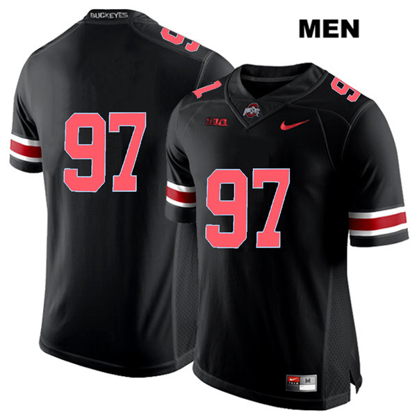Ohio State Buckeyes Men's Nick Bosa #97 Red Number Black Authentic Nike No Name College NCAA Stitched Football Jersey EP19P42KF